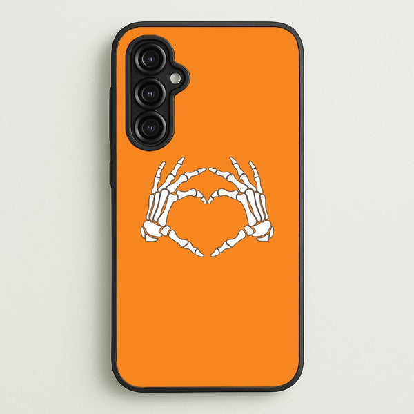 Skeleton Heart Galaxy A14 Case