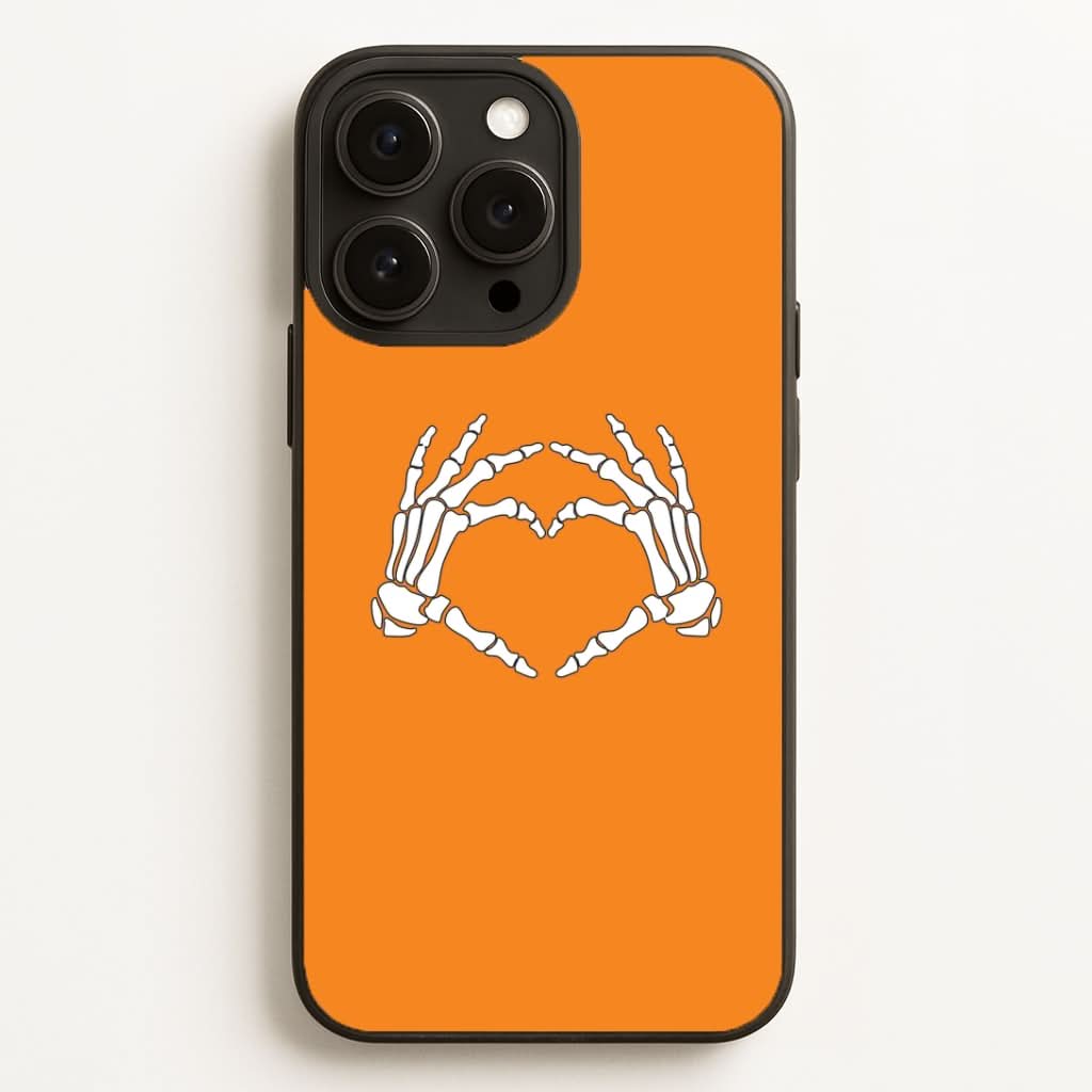 Skeleton Heart Phone Case