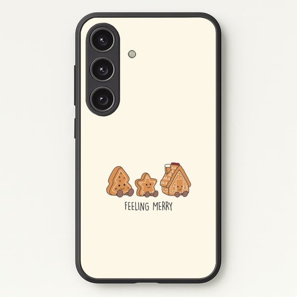 Gingerbread Plushies Quote Galaxy S24FE Case