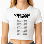 2026 Tour AHTD Crop top 2