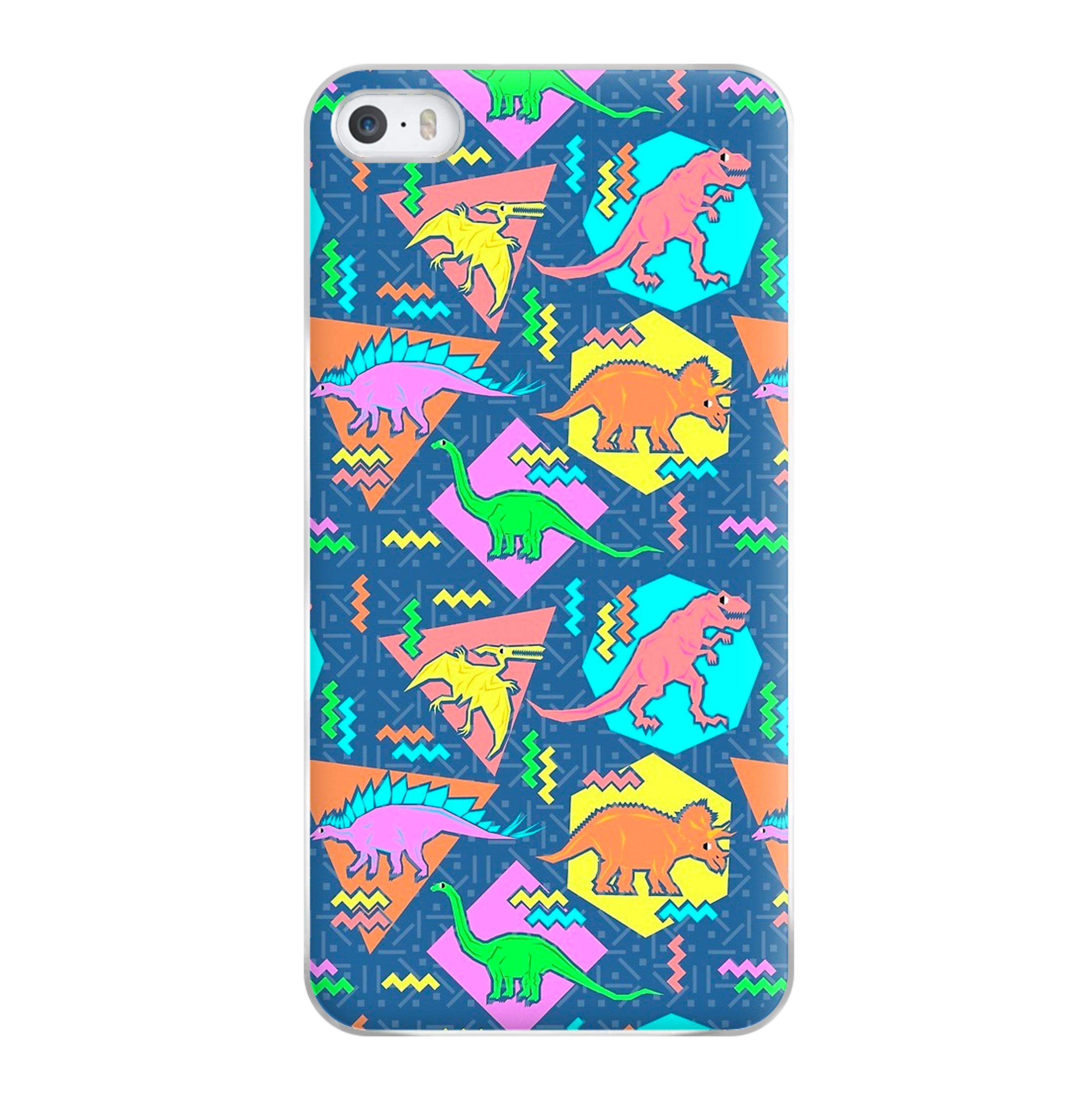 Nineties Dinosaurs Pattern Phone Case