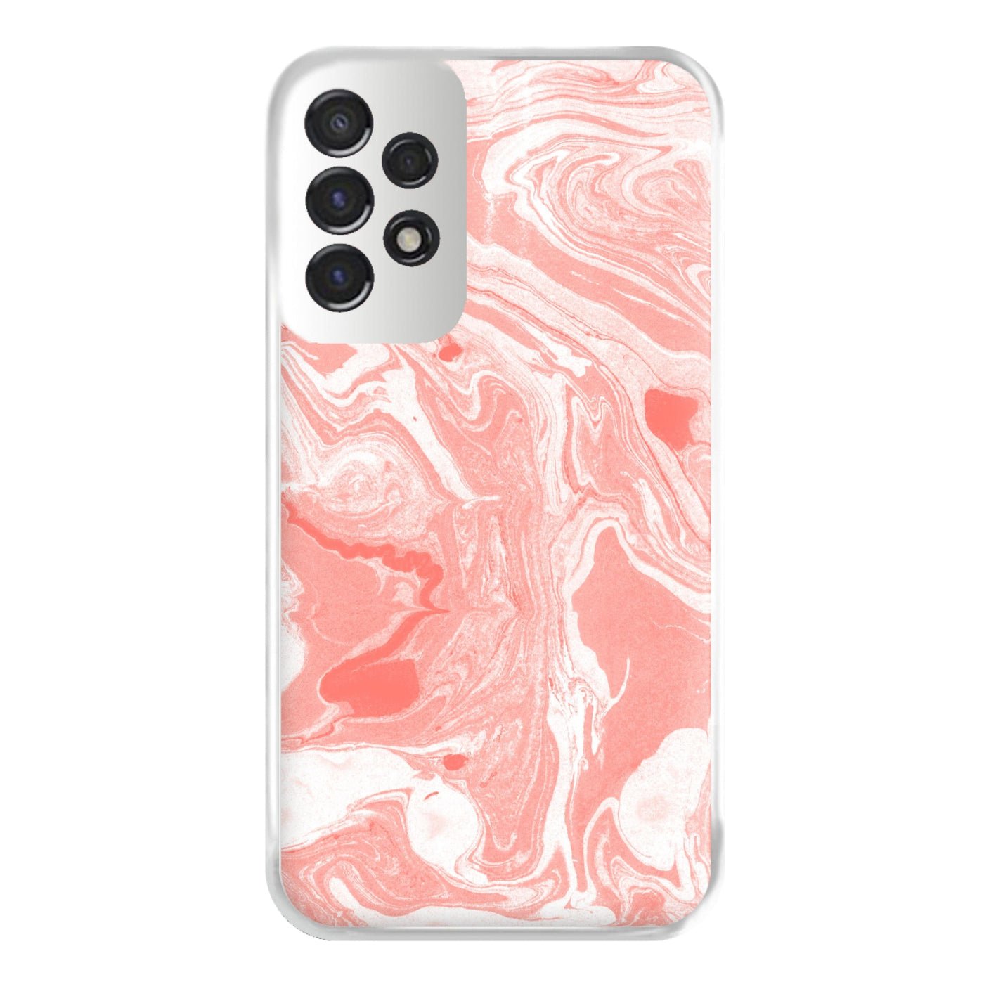 Pink Swirly Marble Phone Case