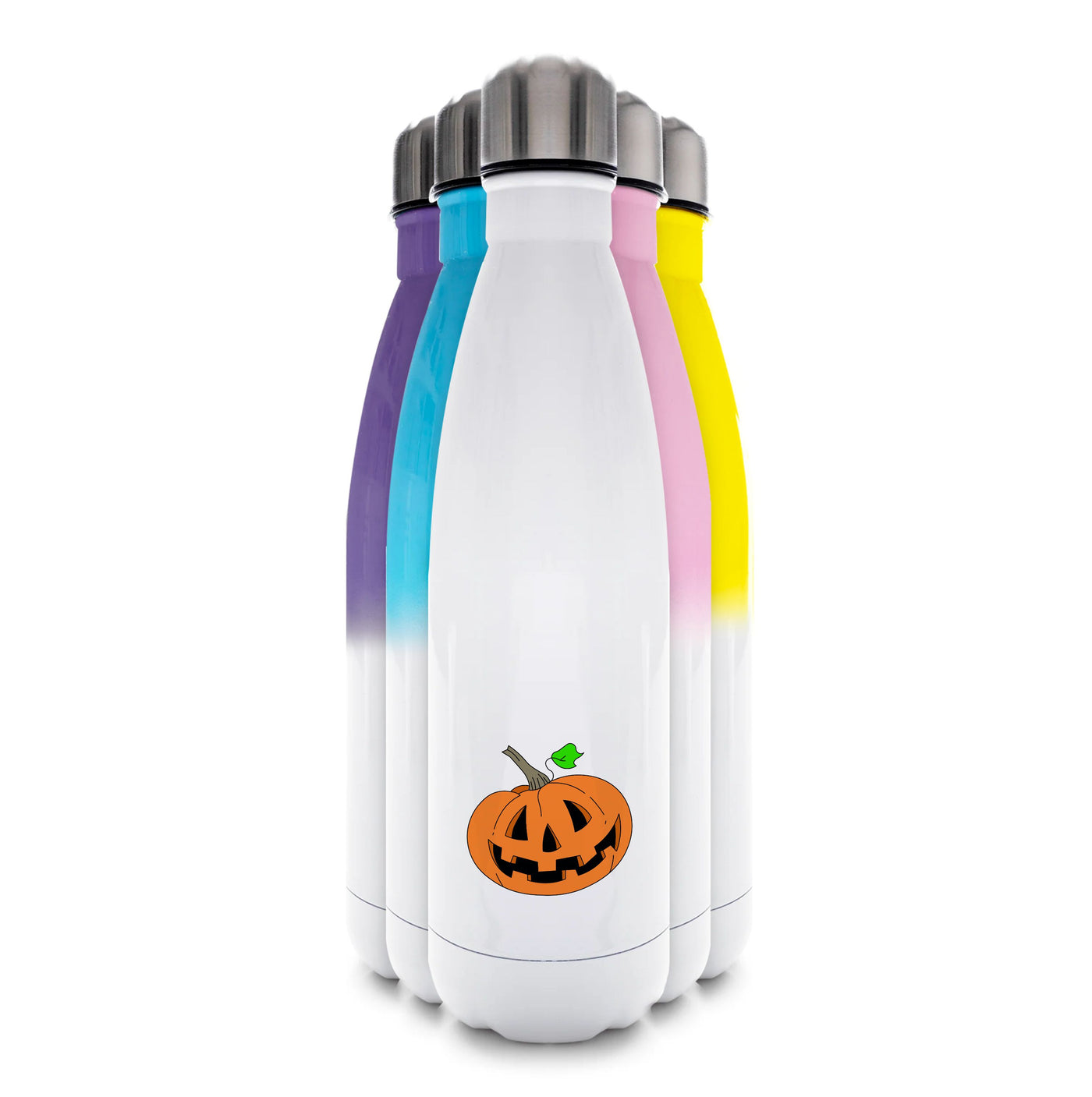 Pumpkin Green - Halloween Water Bottle