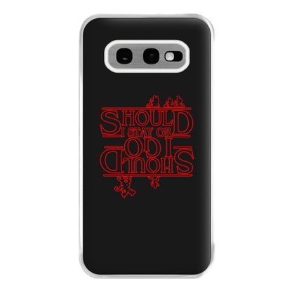 Should I Stay Or Should I Go Upside Down Phone Case