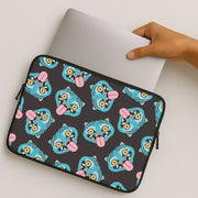 Demon Cat Pattern Laptop Sleeve 2