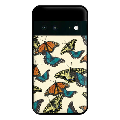 Butterfly Assortment Pattern Google Pixel 6 Case