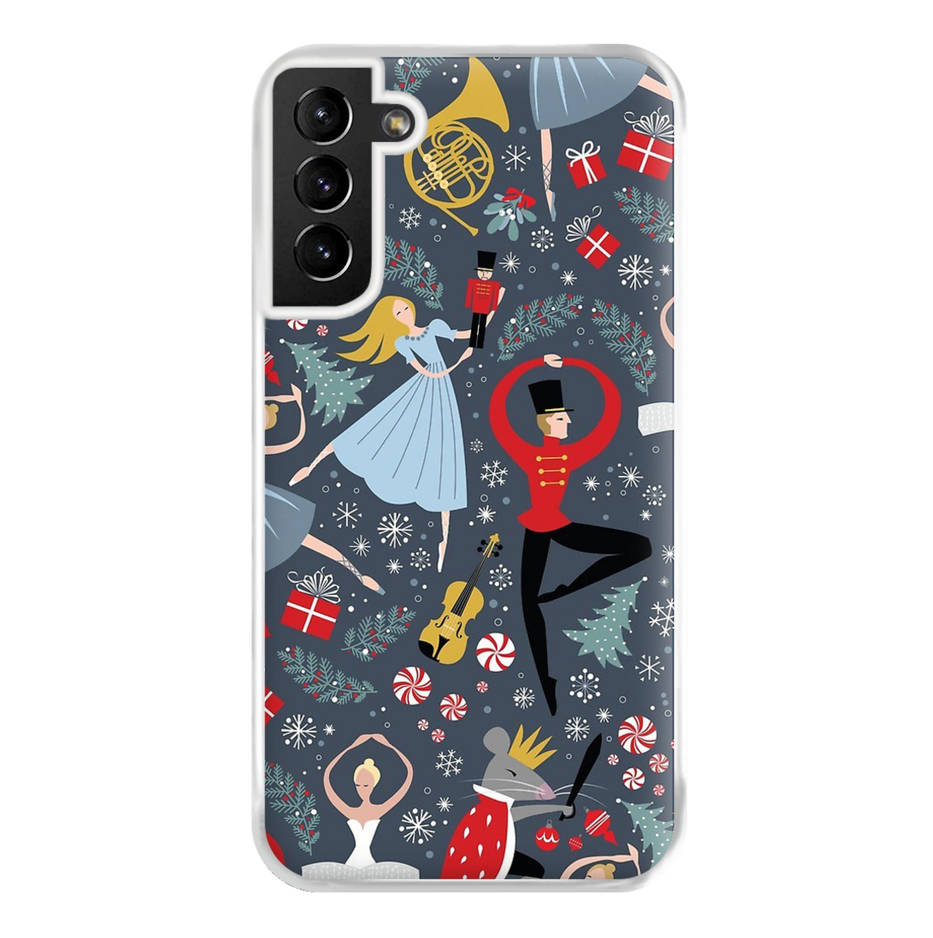 Nutcracker Ballet Pattern - Christmas Phone Case