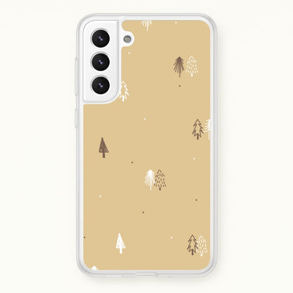 Minimal Christmas Trees Pattern Galaxy S22 Plus Case