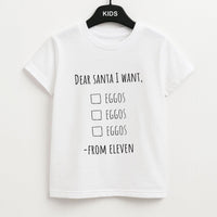 Eleven's Christmas List Kids T-Shirt