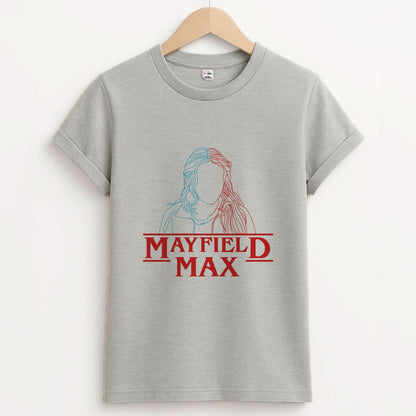 Blue And Red Max Unisex Grey T-Shirt