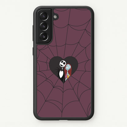 J And S Cobweb Heart Galaxy S21FE Case