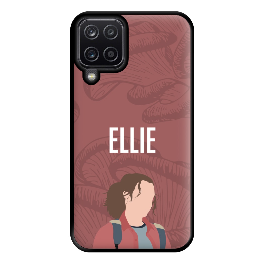 Ellie Mushroom Pattern Galaxy A12 Case