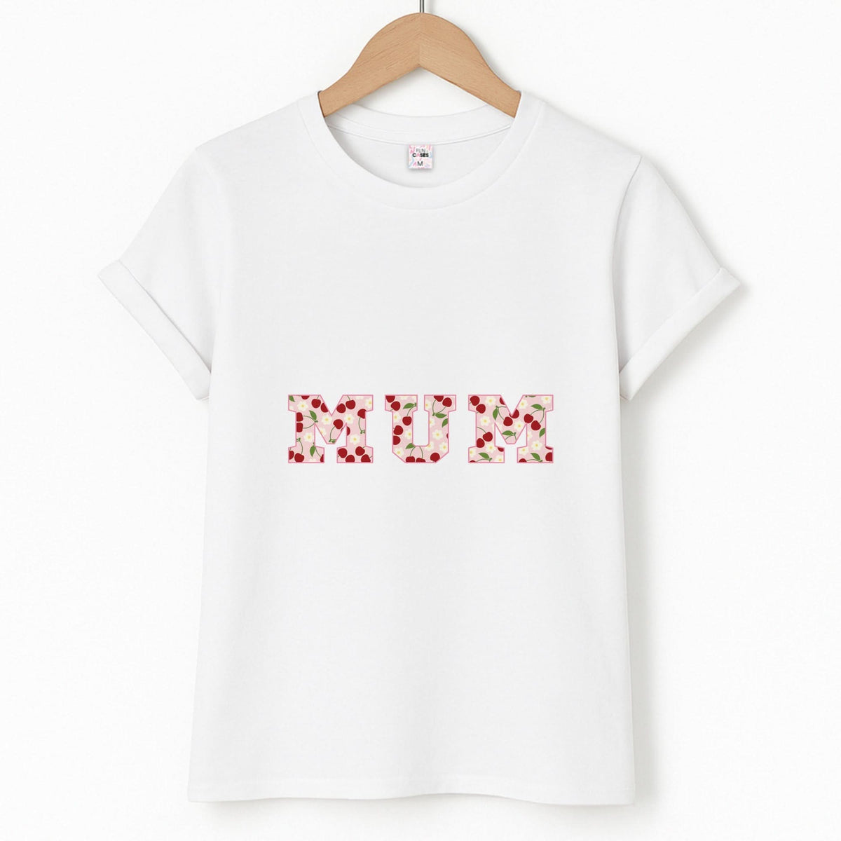 Floral Varsity Mum T-Shirt