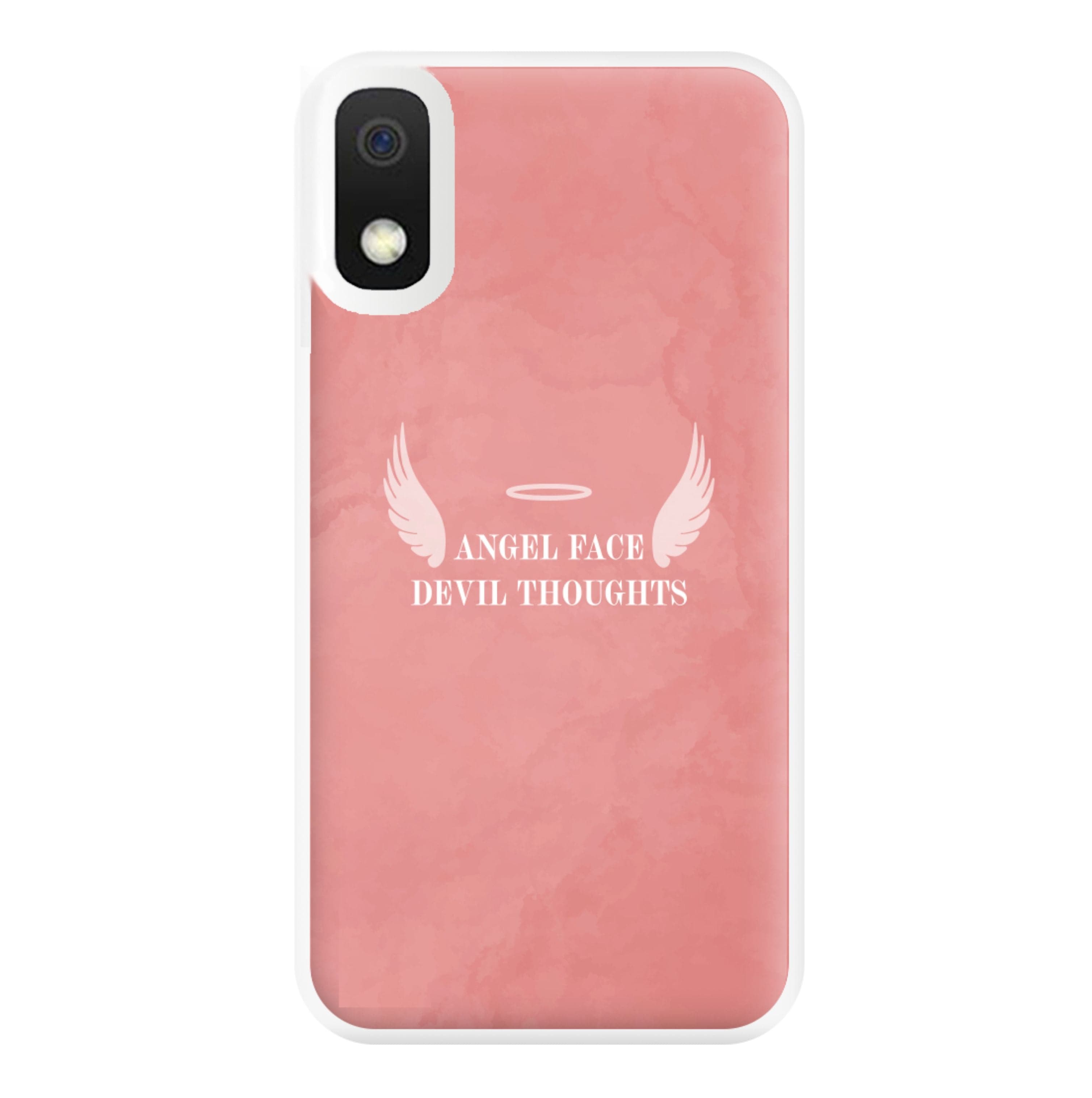 Angel Face Devil Thoughts Phone Case