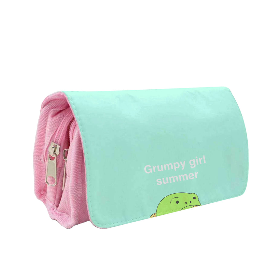 Grumpy Girl Summer - Plushy Pencil Case