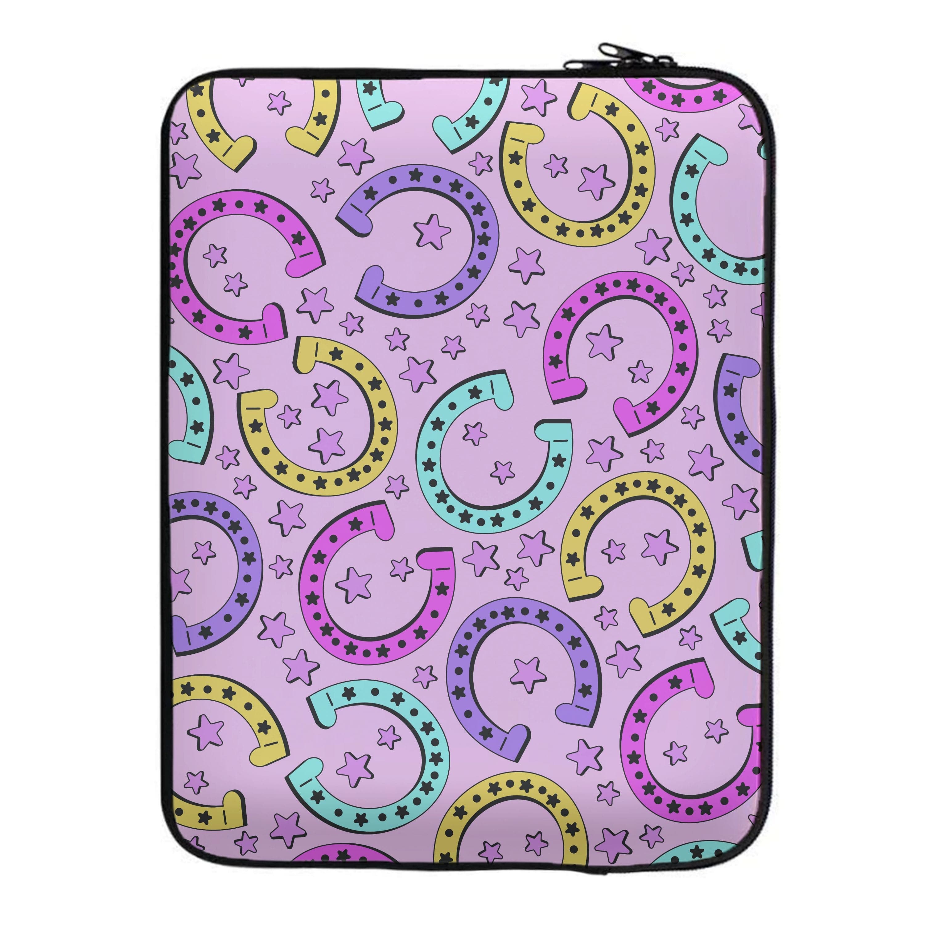 Horseshoe Pattern - Horses Laptop Sleeve