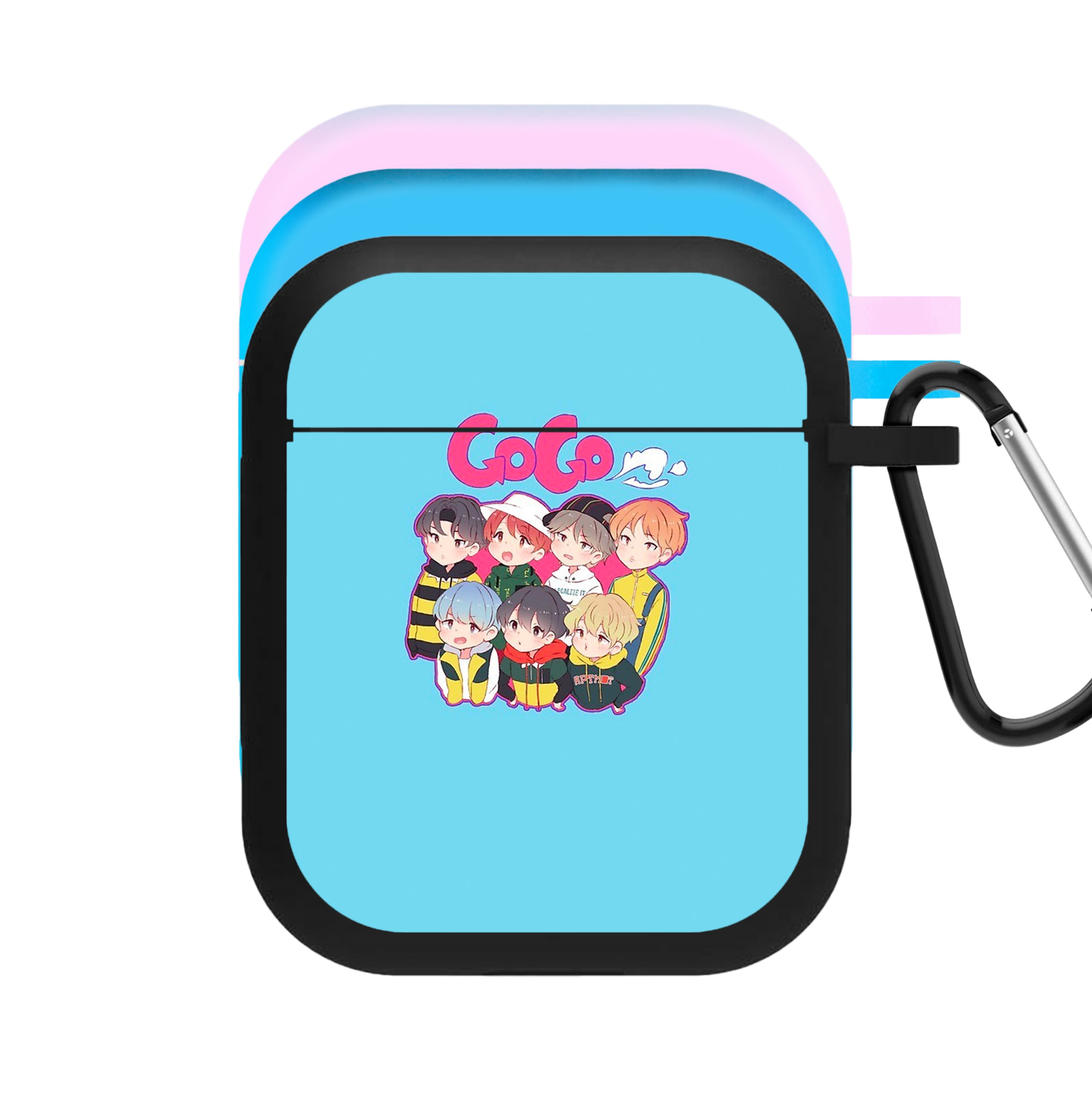 Go Go K-Pop Band Cartoon AirPods Case