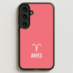 Aries Pastel Zodiac Galaxy S25FE Case