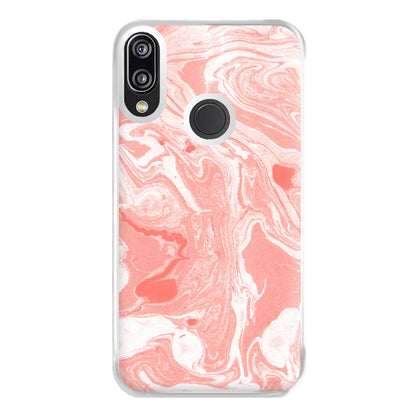 Pink Swirly Marble Phone Case