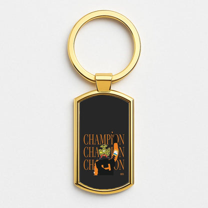 Lando Champion 2025 Gold Keyring