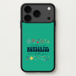The Most Wonderful Time Of The Year Geometric iPhone 17 Pro Max Case
