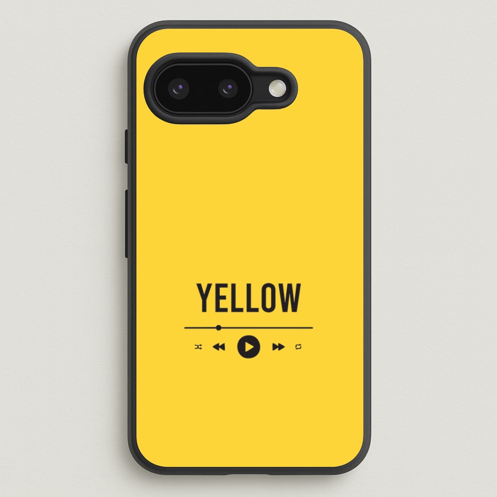 Yellow Music Player Google Pixel 9a Case