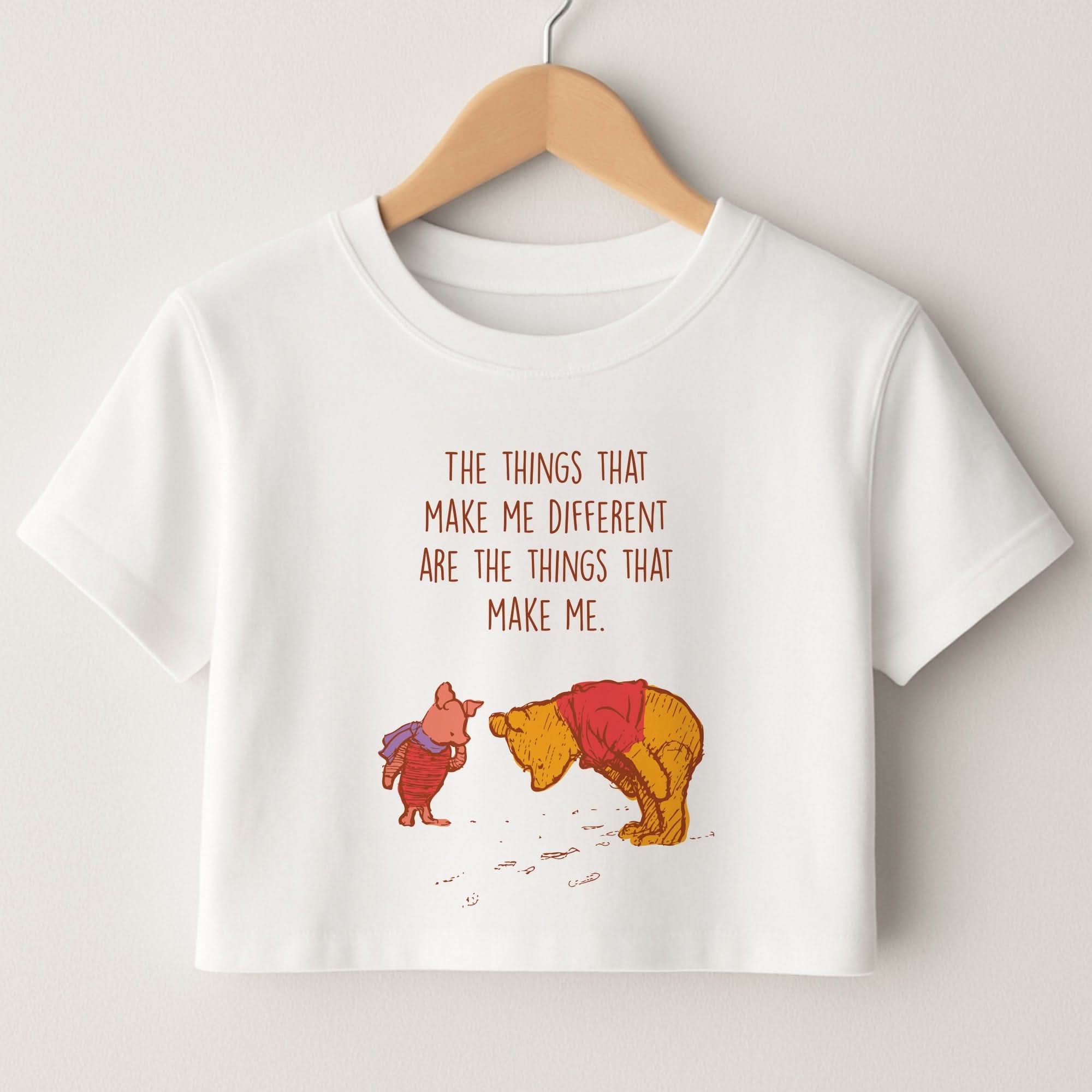 The Things That Make Me Different  Crop top