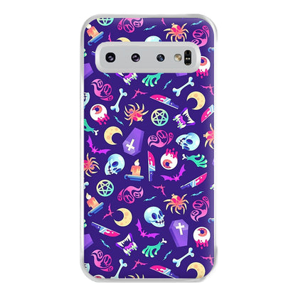 Horroriffic Halloween Pattern Phone Case