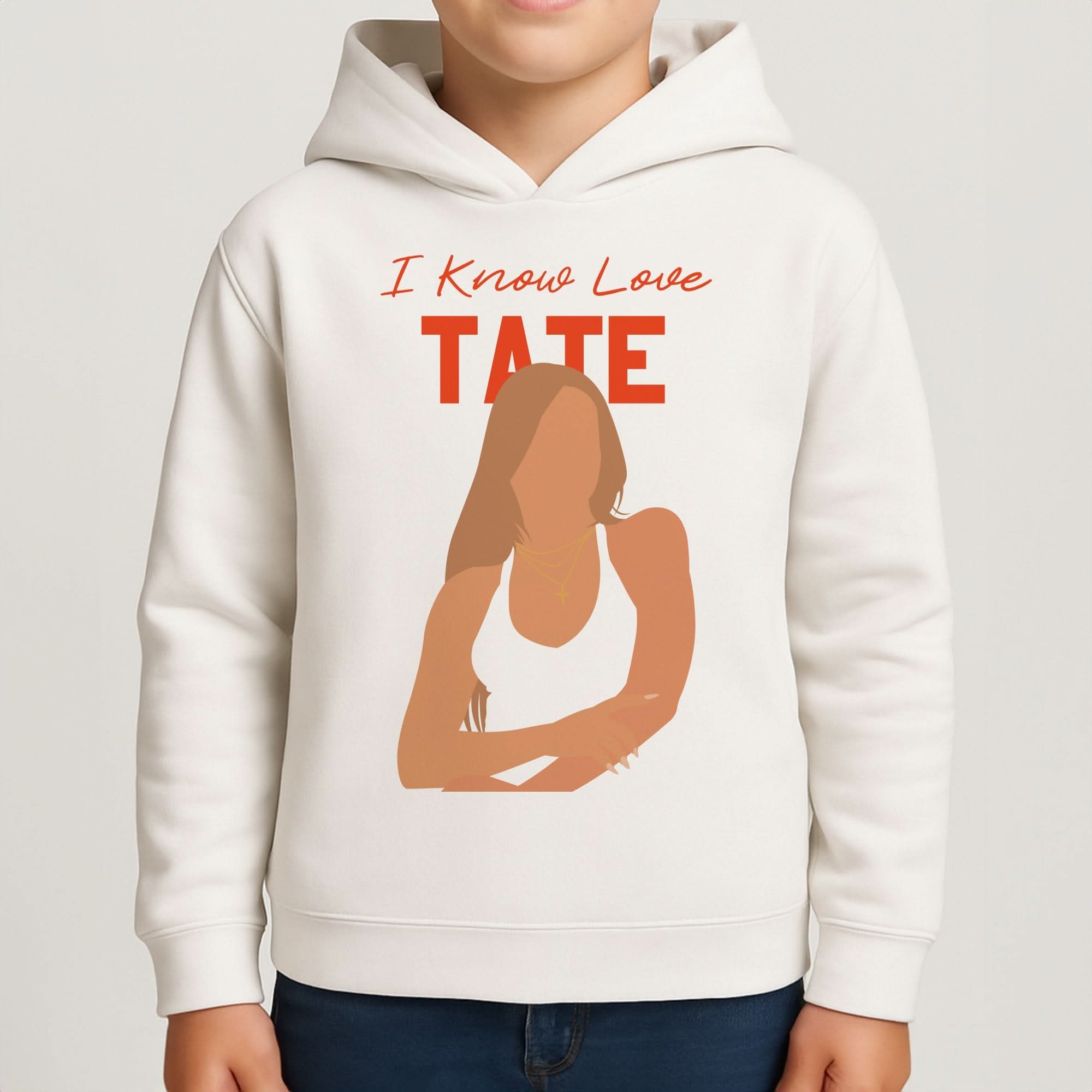 I Know Love Pattern Boys Hoodie