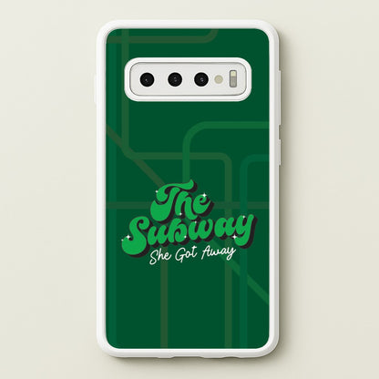 Subway Green Galaxy S10 Case