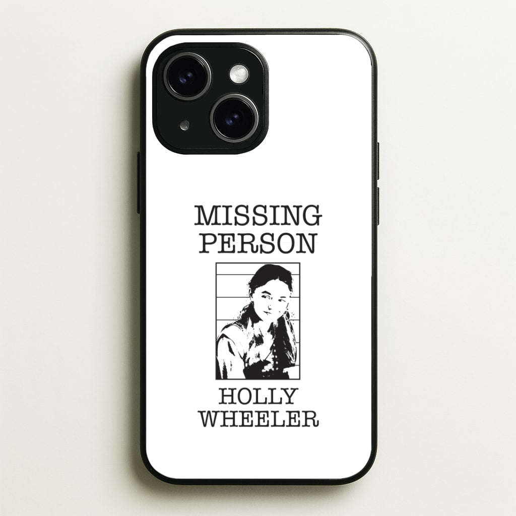 Missing Person Holly iPhone 14 Case
