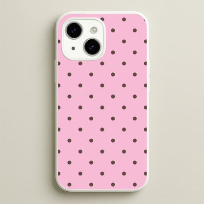 Strawberry Polka Dots iPhone 15 Plus Case