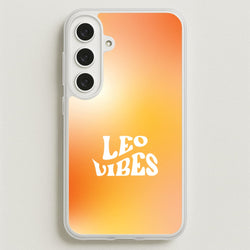 Leo Vibes Gradient Zodiac Galaxy S25FE Case