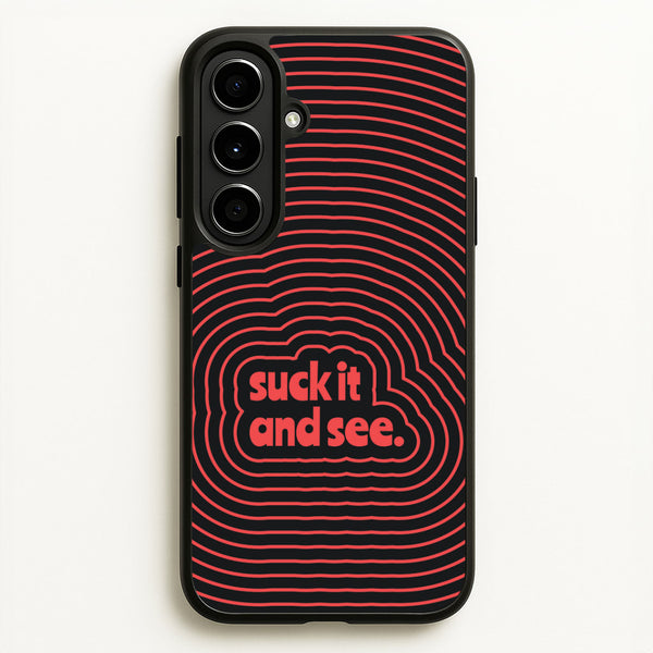 Suck It And See Psychedelic Galaxy A56 Case