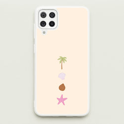 Seaside Stack Galaxy A12 Case