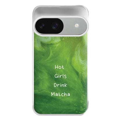 Hot Girls Drink Matcha Google Pixel 9 / 9 Pro Case