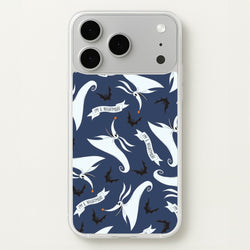 Skeleton Dog And Bats Pattern iPhone 17 Pro Max Case