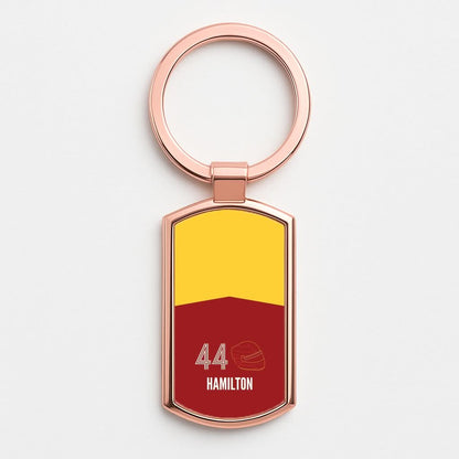 Hamilton Helmet 2026 Rose Gold Keyring