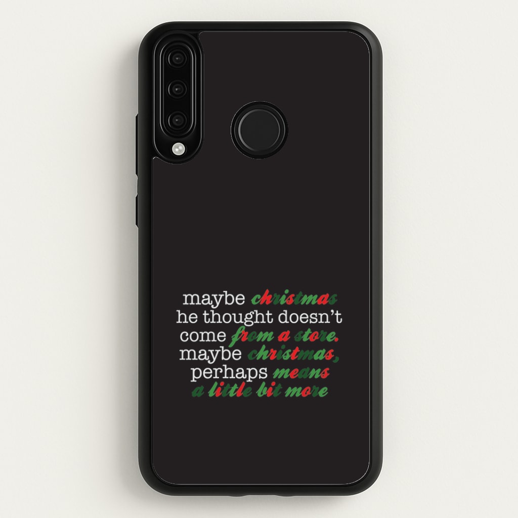 Green Creature Quote Huawei P30 Lite Case