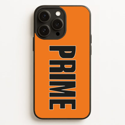 Prime - Orange Phone Case for iPhone, Samsung Galaxy and Google Pixel