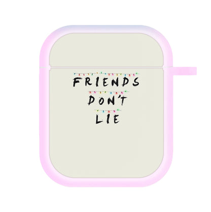 Friends Don't Lie Lights AirPods Case