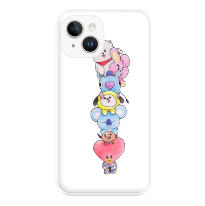 K-Pop Band BT21 Drawing Phone Case