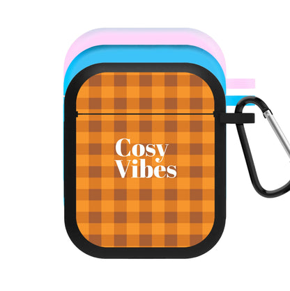 Checkered Cosy Vibes AirPods Case