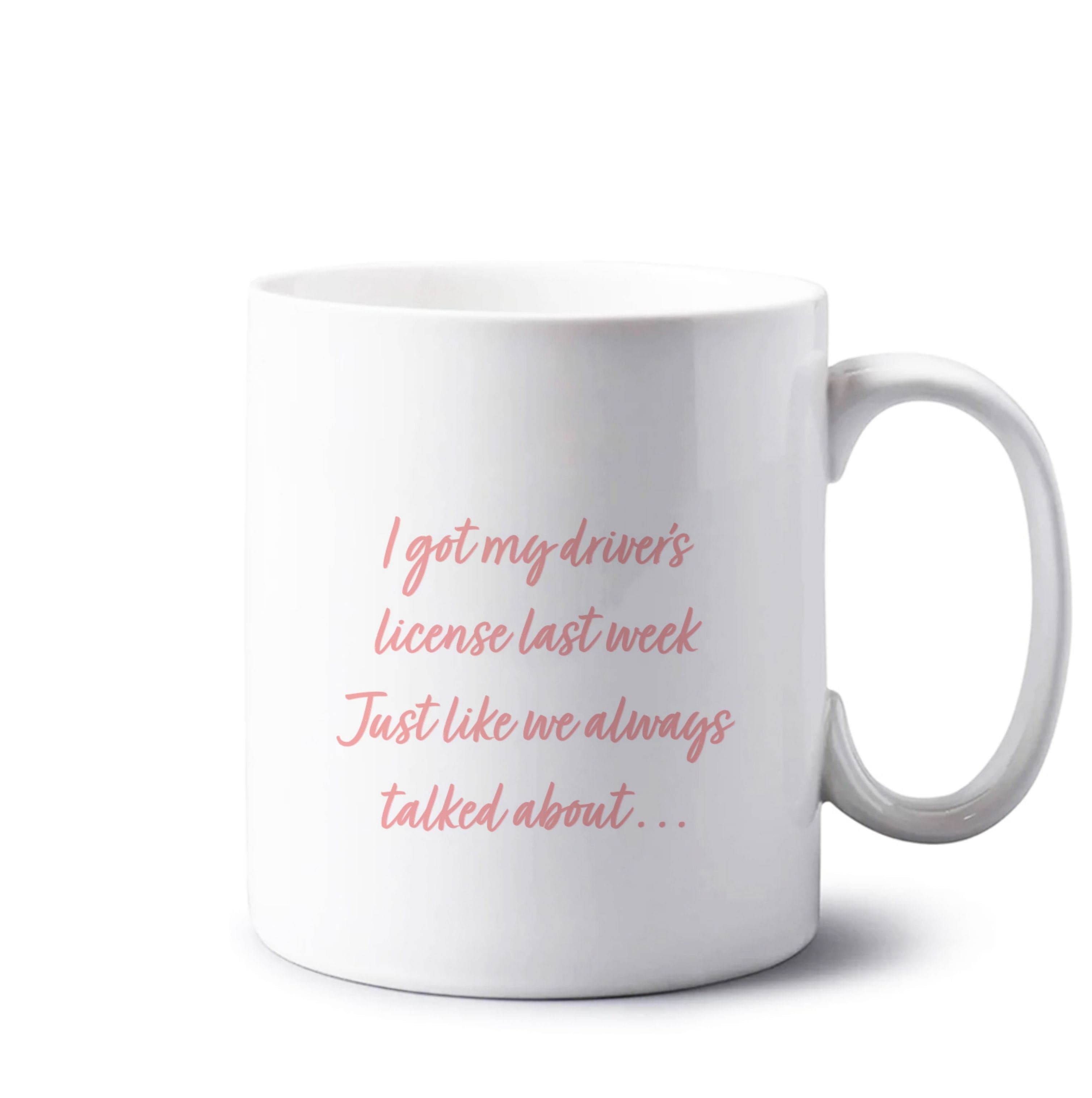 Drivers License Lyrics - Olivia TikTok Mug