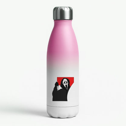 Ghostface 7 Pink Water Bottle