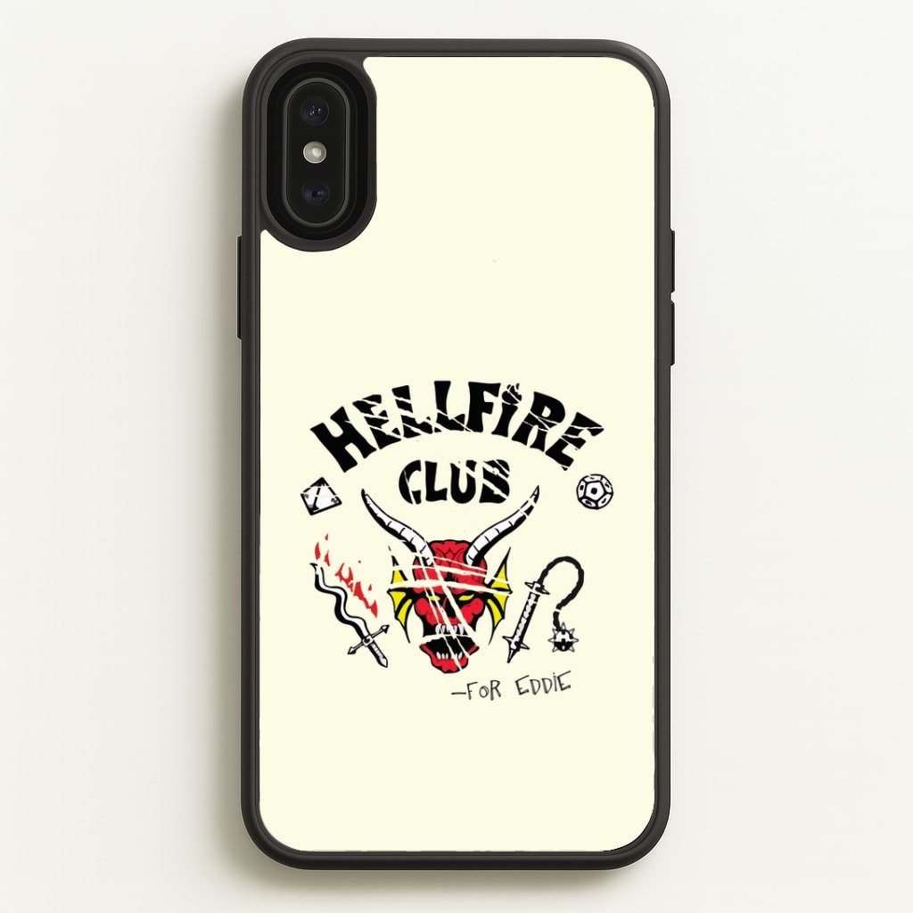 Torn Hellfire Club iPhone XS Max Case