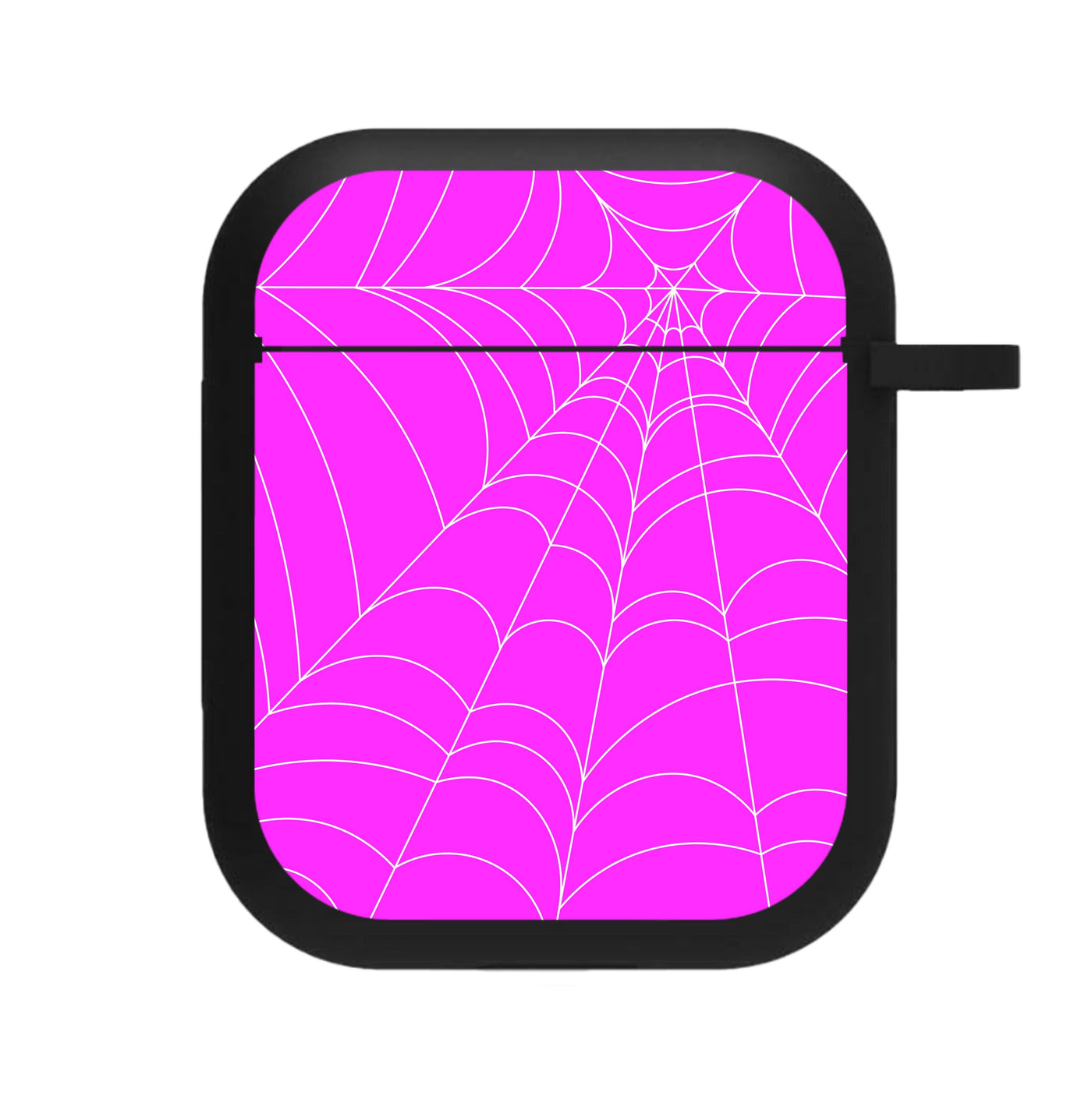 Pink Cobwebs Pattern AirPods Case