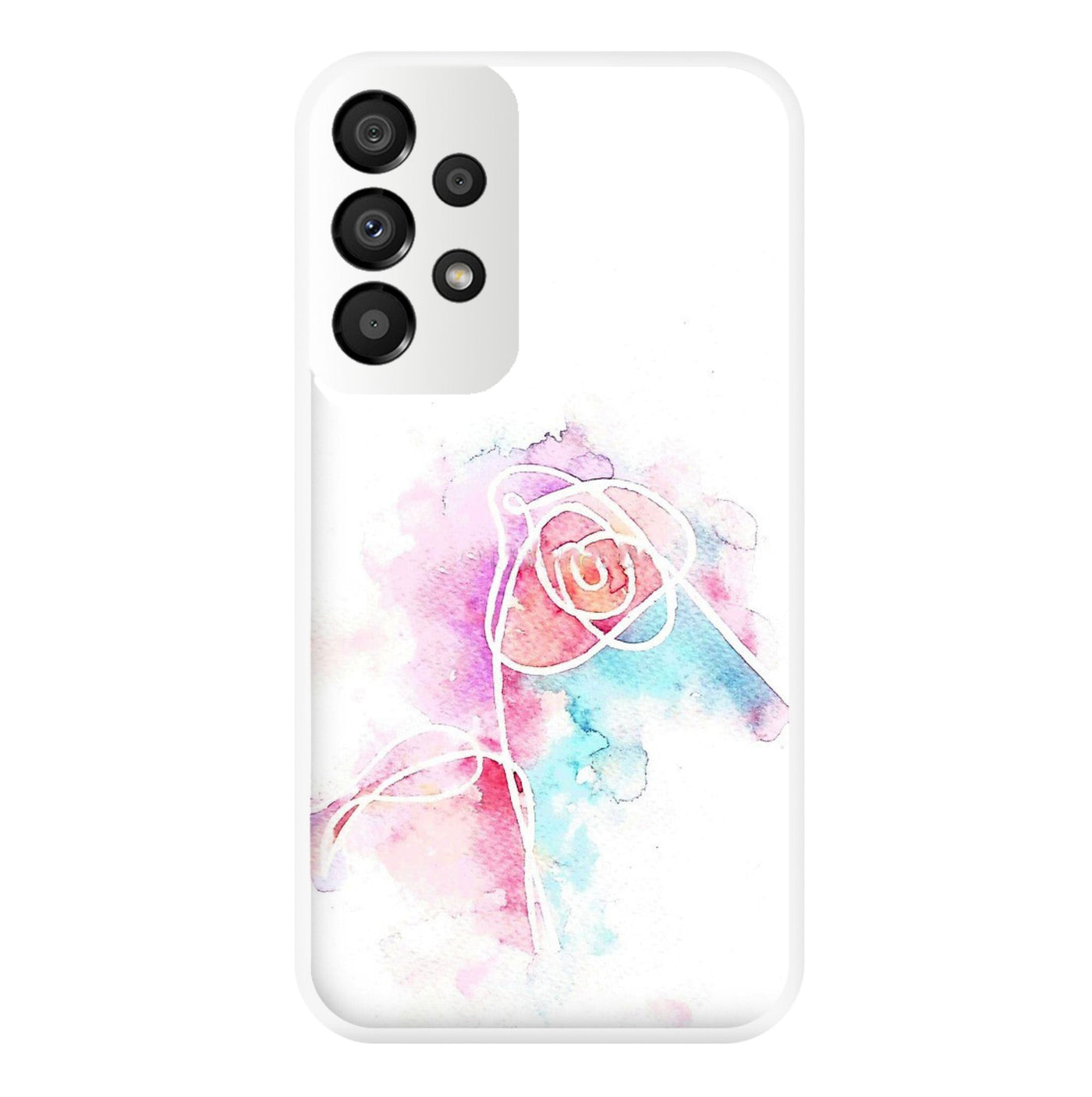 BTS Love Yourself Watercolour Painting Phone Case