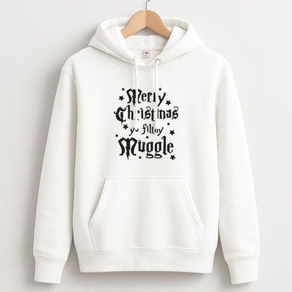 Merry Christmas You Filthy Muggle Unisex Hoodie
