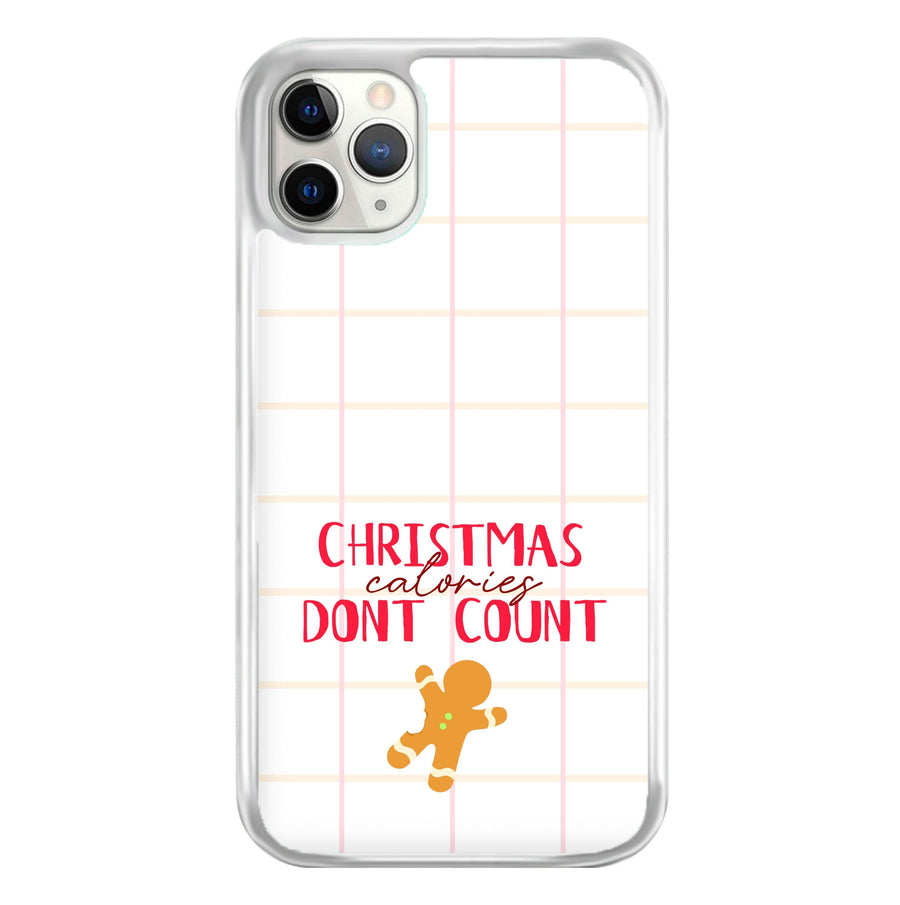 Christmas Calories Don't Count Phone Case